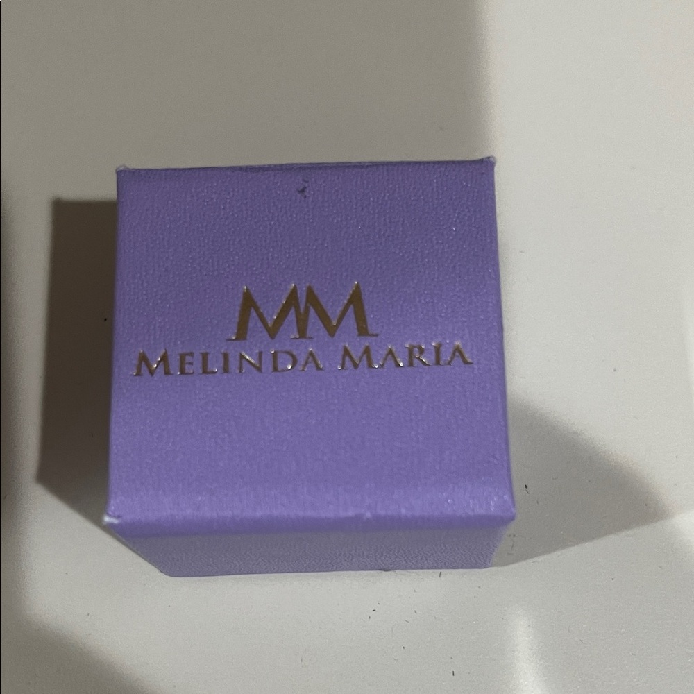 Melinda Maria Silver Sparkle Ring - Picture 2 of 2